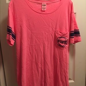 Pink short sleeve tee